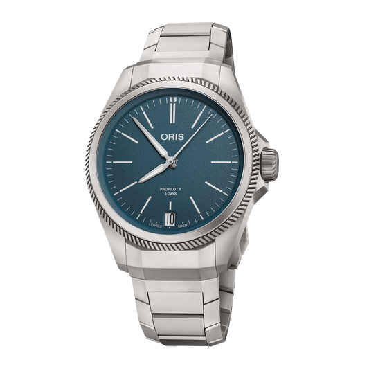 ProPilot X Calibre 400 39mm Blue Dial Titanium Bracelet