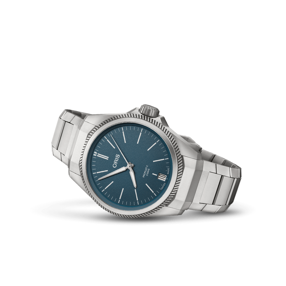 ProPilot X Calibre 400 39mm Blue Dial Titanium Bracelet