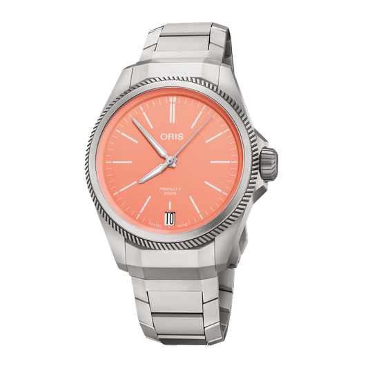 ProPilot X Calibre 400 39mm Salmon Dial Titanium Bracelet