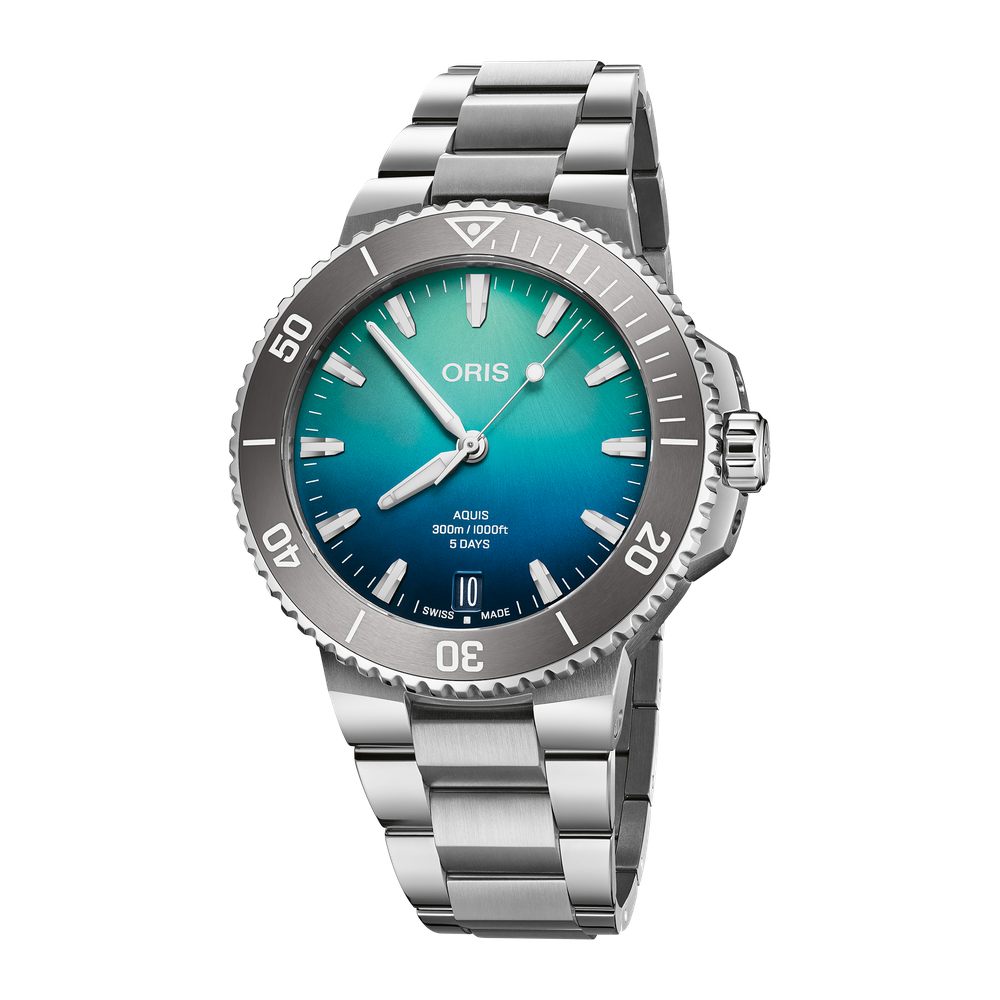 Great Barrier Reef Limited Edition IV 43.5mm Steel Case and Bracelet Gradient Blue Dial