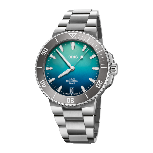 Great Barrier Reef Limited Edition IV 43.5mm Steel Case and Bracelet Gradient Blue Dial