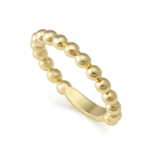 18K Gold Stackable Ring
