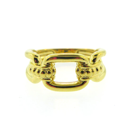 18K Gold Link Ring