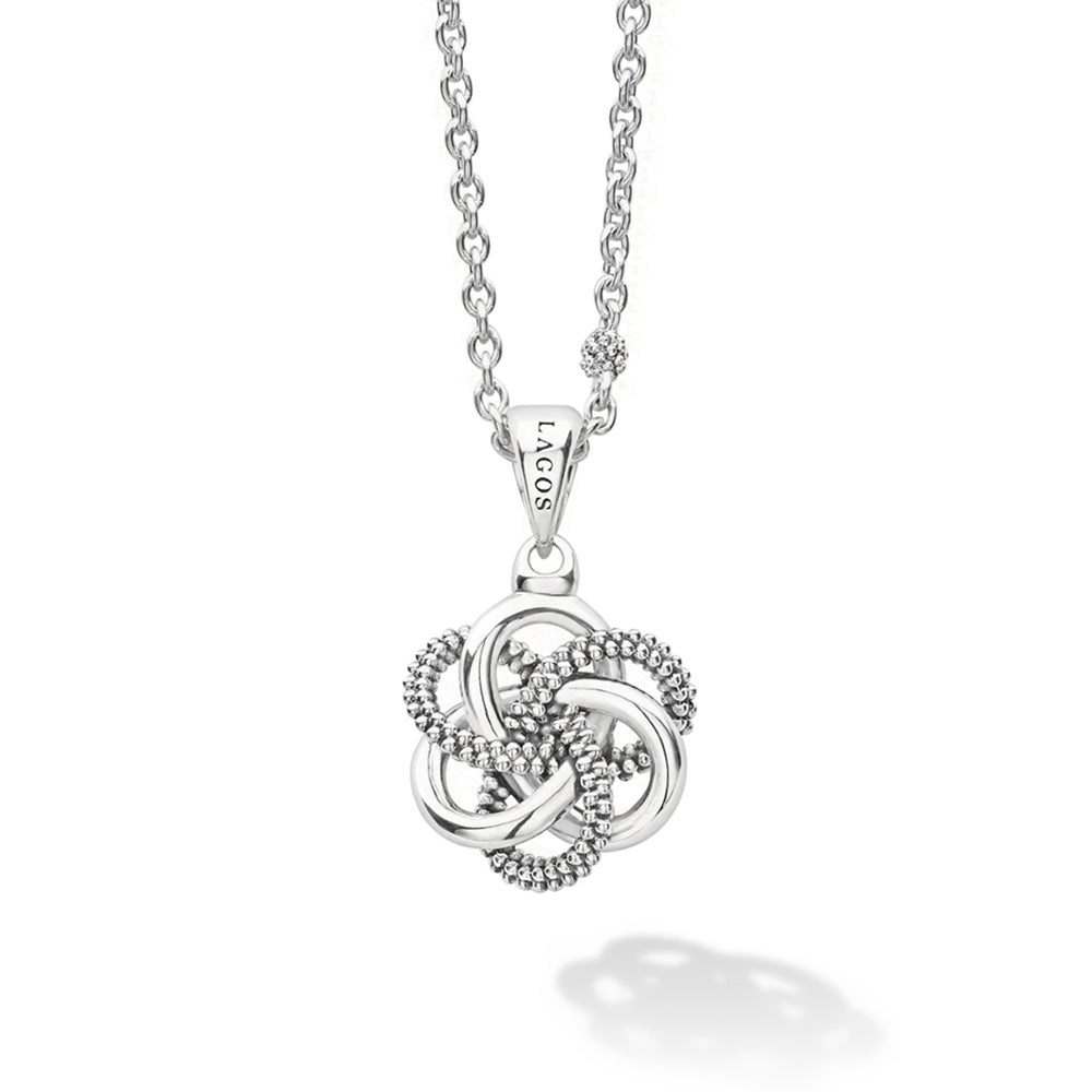Sterling Silver Station Necklace