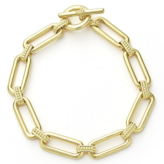 18K Gold Link Bracelet