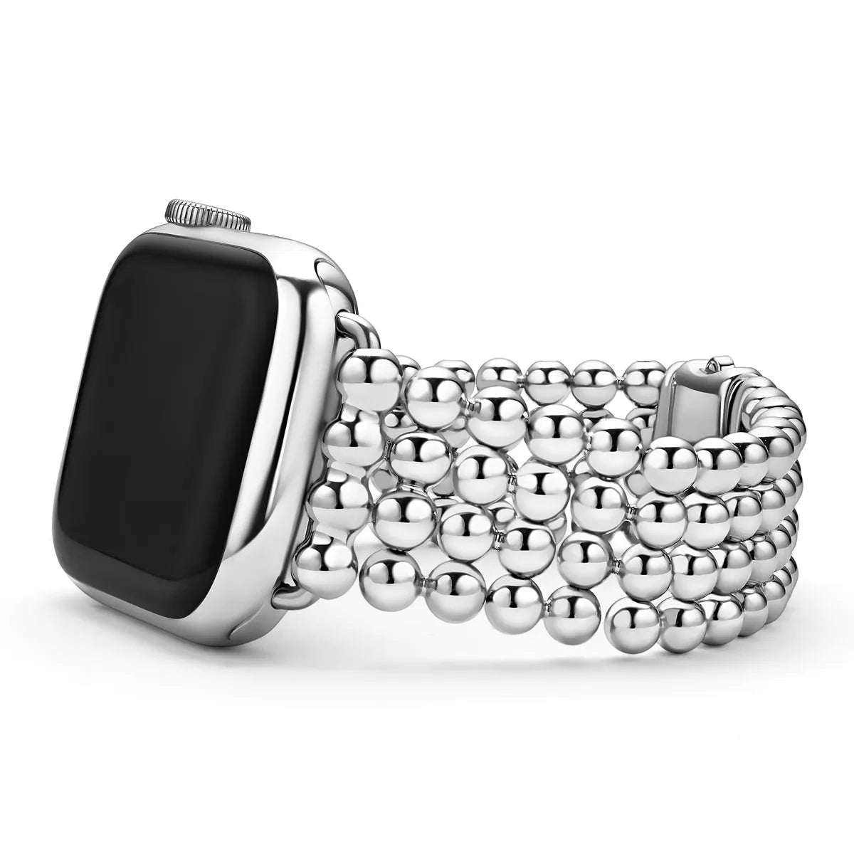 Lagos Stainless Steel Infinite Caviar Beaded Watch Bracelet 38-45mm