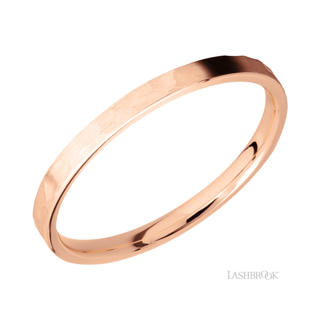 Lashbrook Flat 14K Rose Gold Band