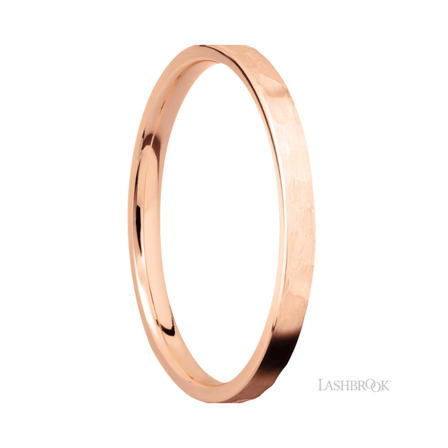 Lashbrook Flat 14K Rose Gold Band
