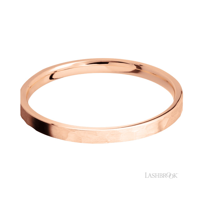 Lashbrook Flat 14K Rose Gold Band