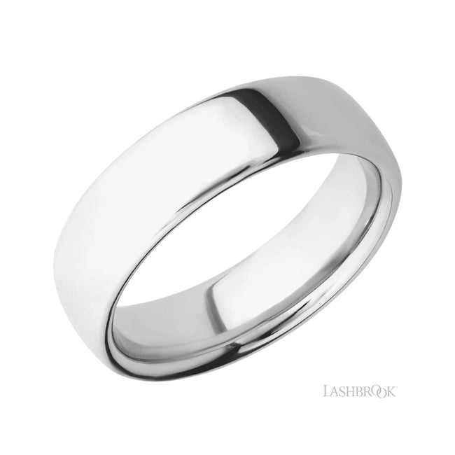 Lashbrook Ultra Comfort 14K White Gold Band