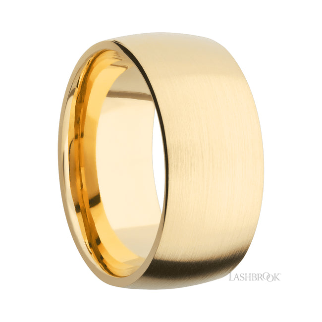 Lashbrook Domed 14K Yellow Gold Band