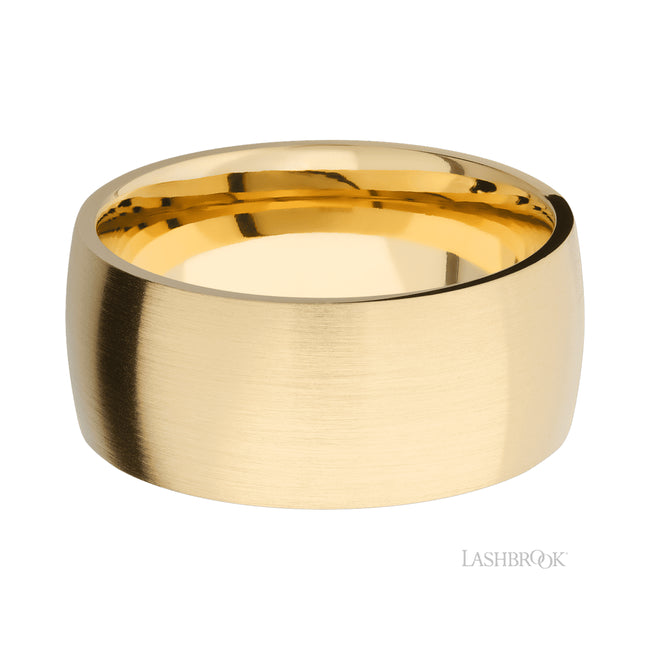 Lashbrook Domed 14K Yellow Gold Band