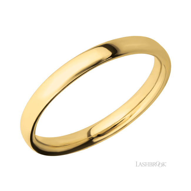 Lashbrook Ultra Comfort 14K Yellow Gold Band