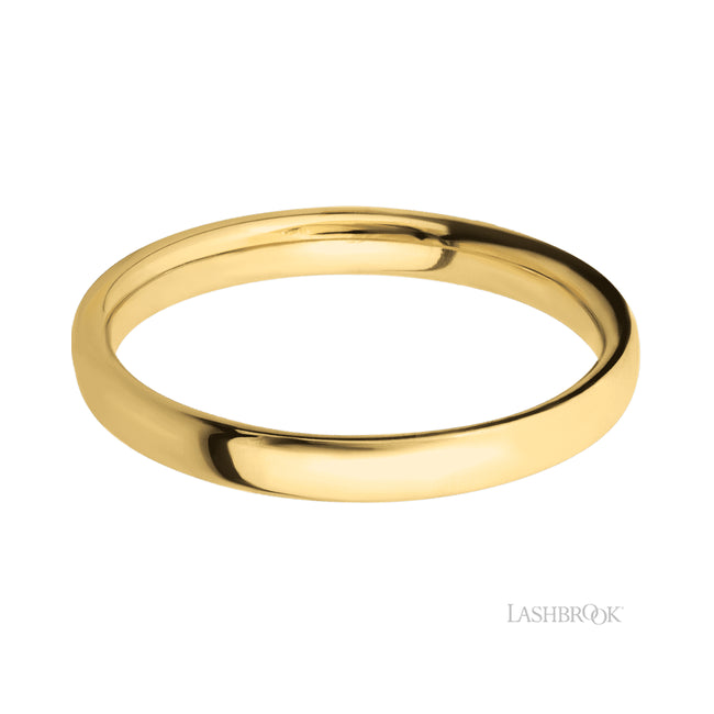 Lashbrook Ultra Comfort 14K Yellow Gold Band