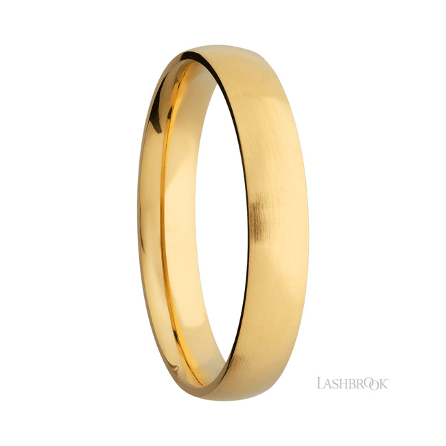 Lashbrook Domed 14K Yellow Gold Band