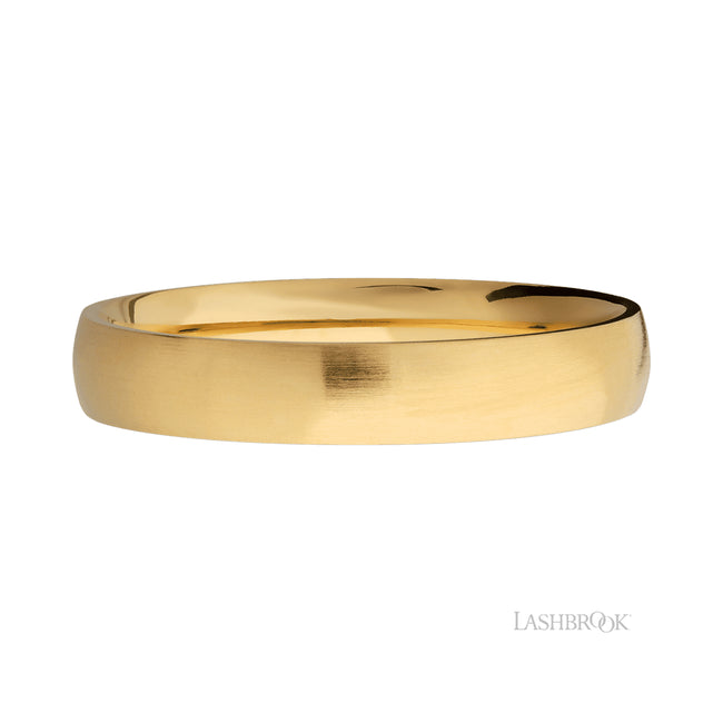 Lashbrook Domed 14K Yellow Gold Band