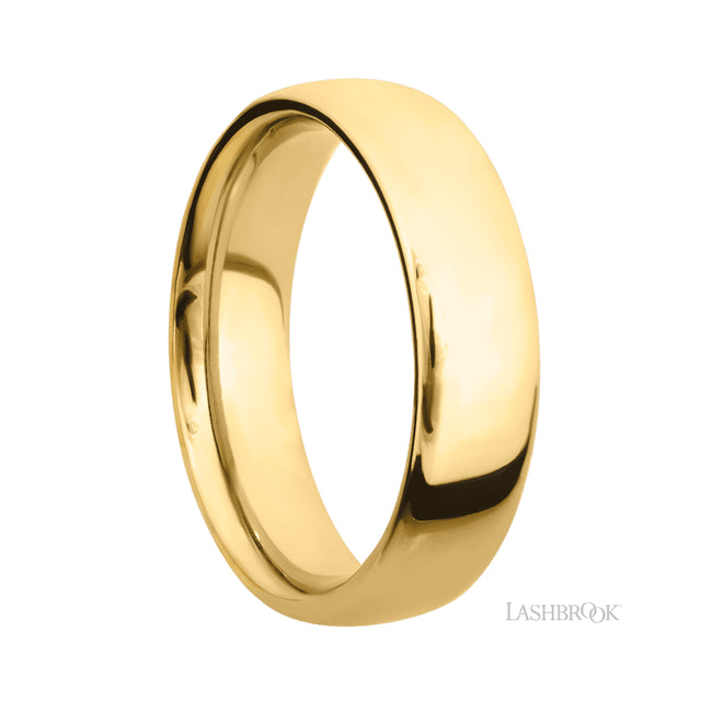 Lashbrook Ultra Comfort 14K Yellow Gold Band