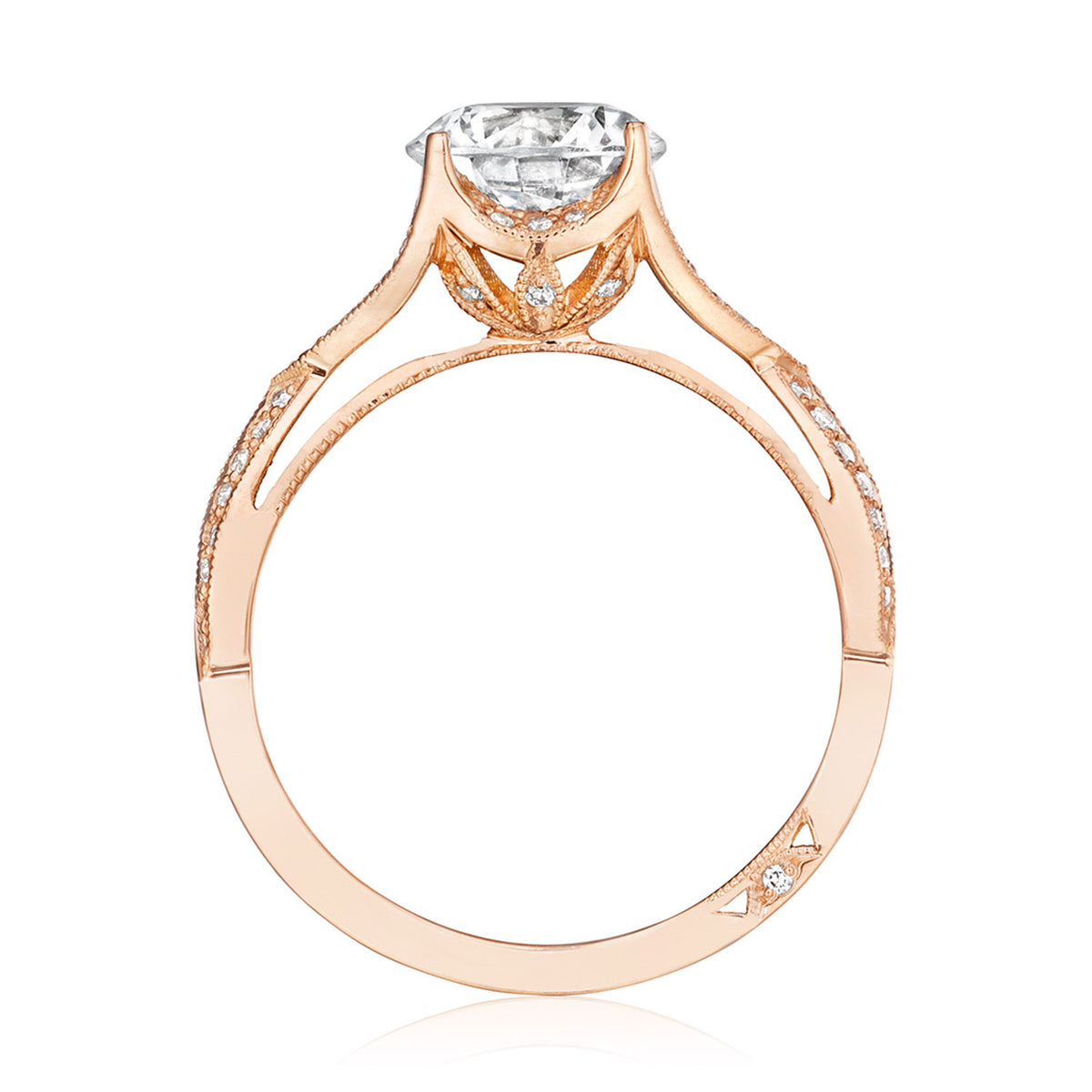Tacori 18K White Gold Round Solitaire Engagement Ring