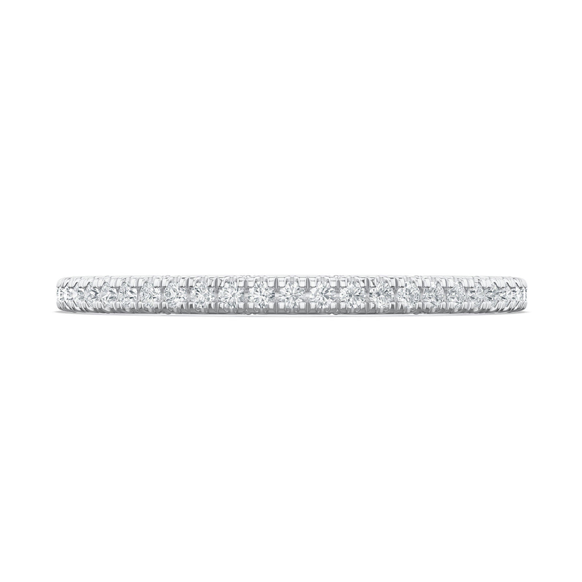 Tacori Platinum French Pavé Diamond Wedding Band