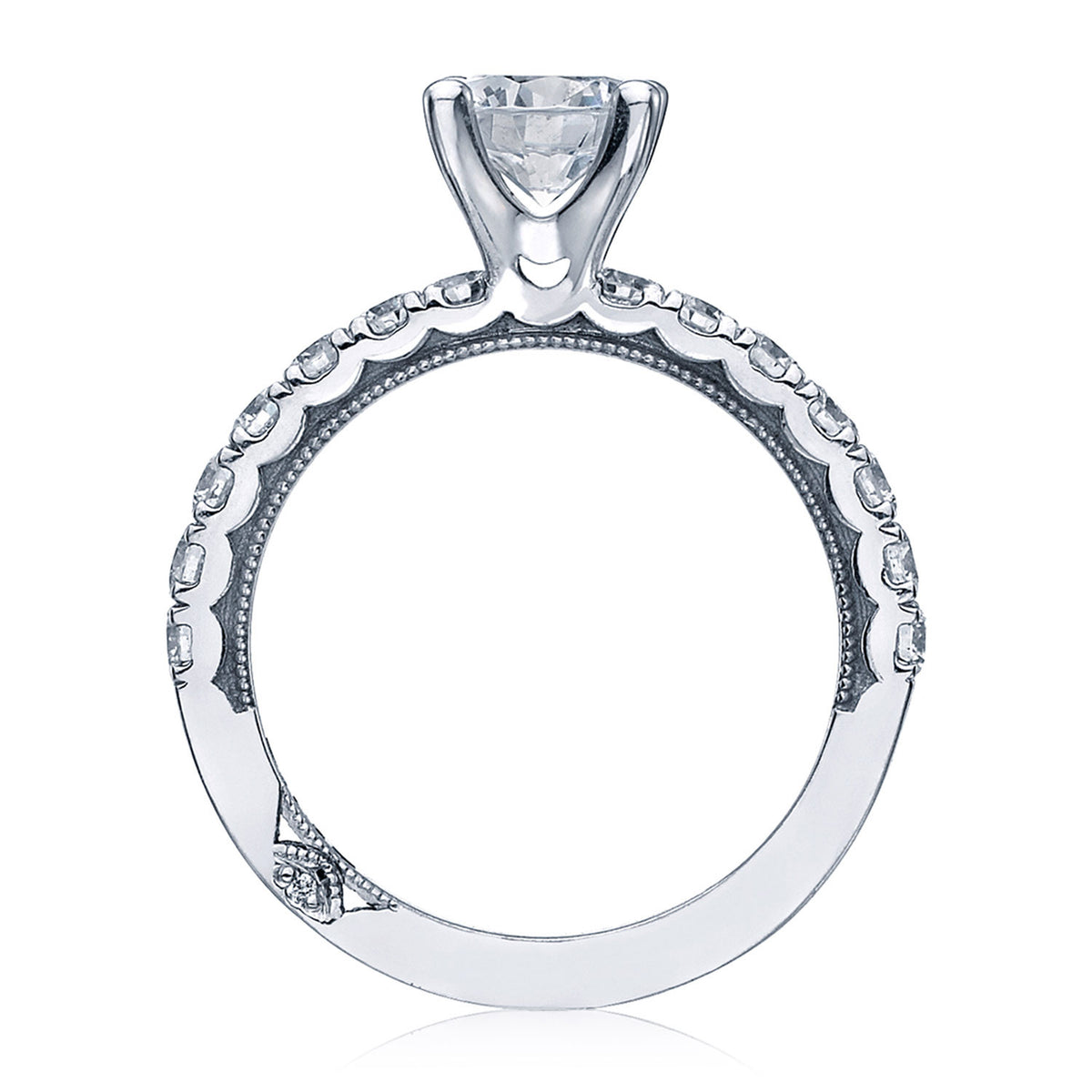 Tacori 18K White Gold Round Solitaire Engagement Ring