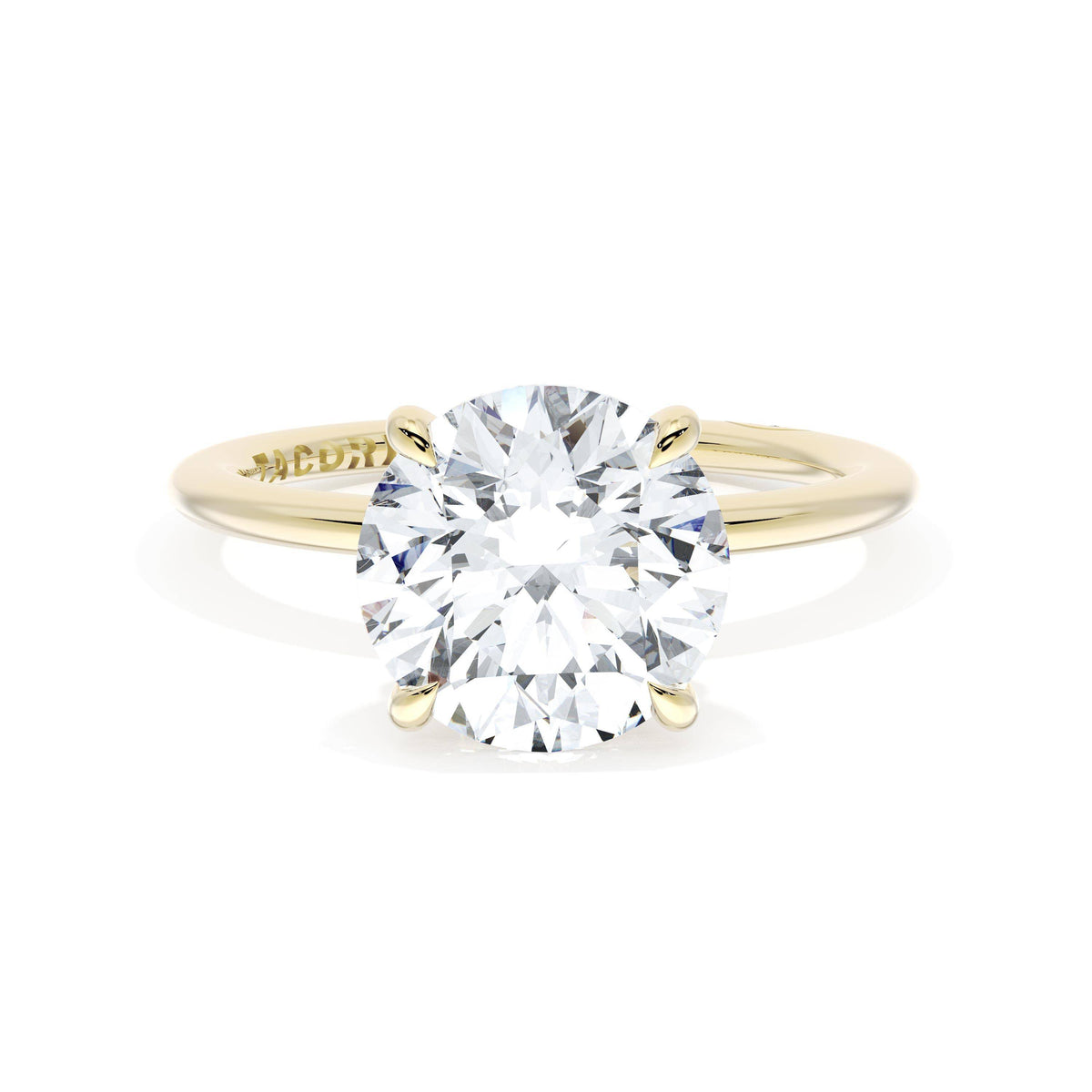 Tacori 18K Yellow Gold Round Solitaire Engagement Ring