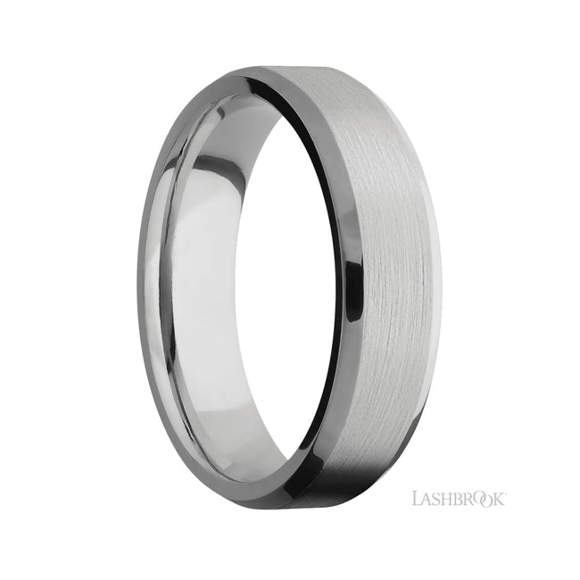 Lashbrook Beveled Titanium Band