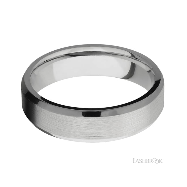 Lashbrook Beveled Titanium Band
