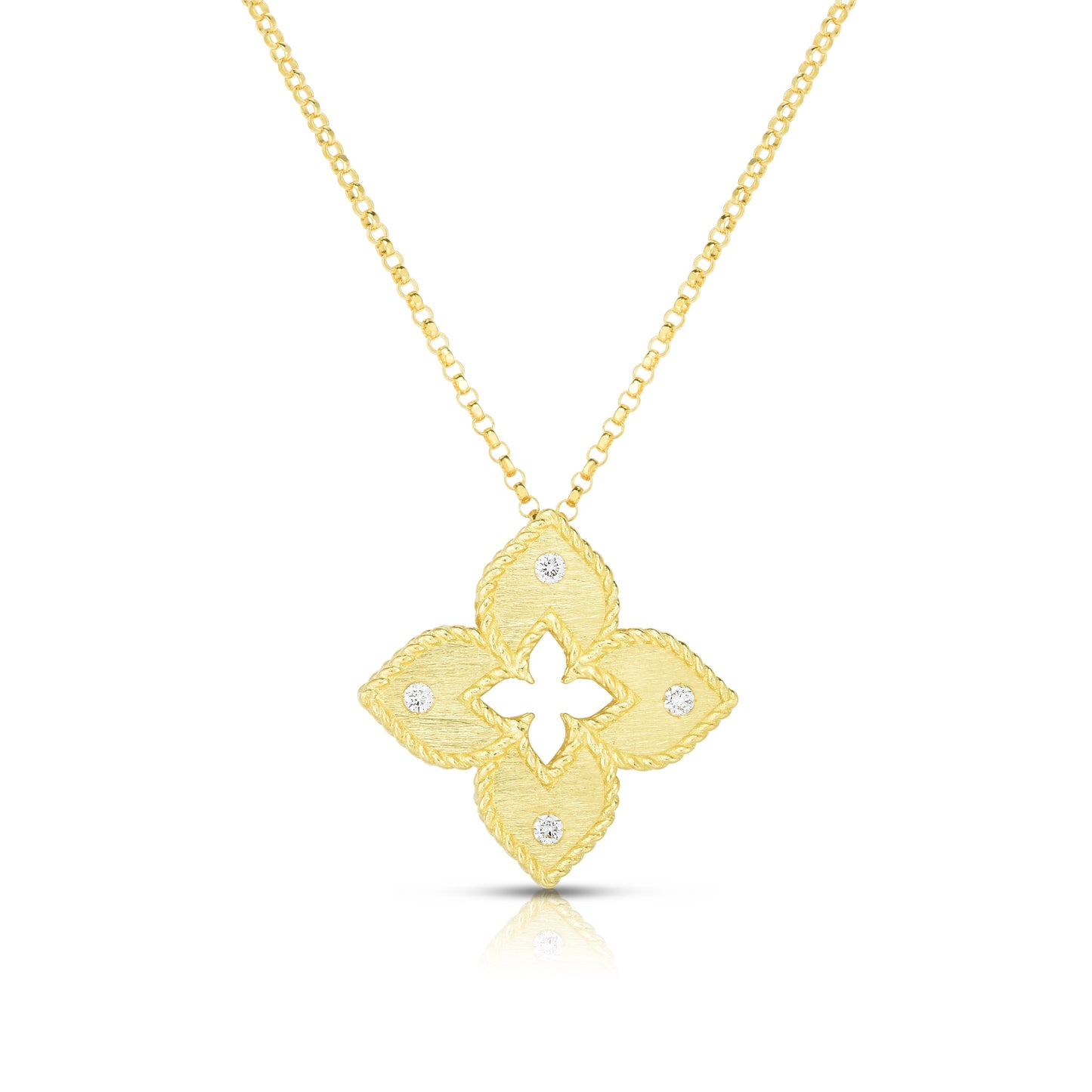 Roberto Coin 18k Diamond Petite Venetian Princess Necklace