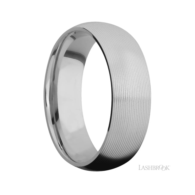 Lashbrook Domed Titanium Band