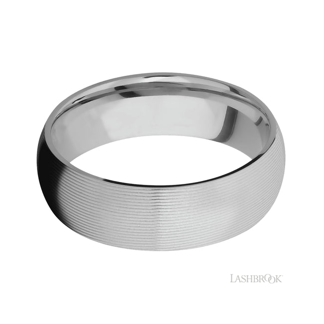 Lashbrook Domed Titanium Band