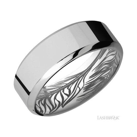 Lashbrook High Bevel Titanium Band