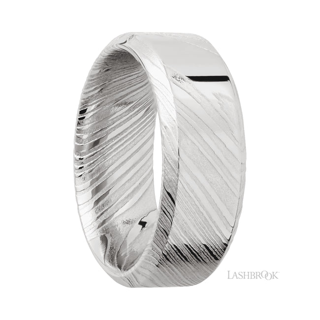 Lashbrook High Bevel Woodgrain Band