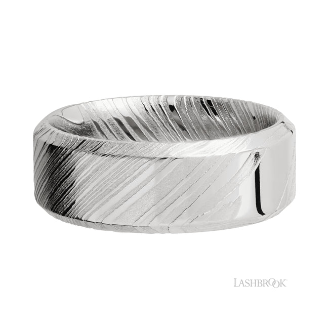 Lashbrook High Bevel Woodgrain Band