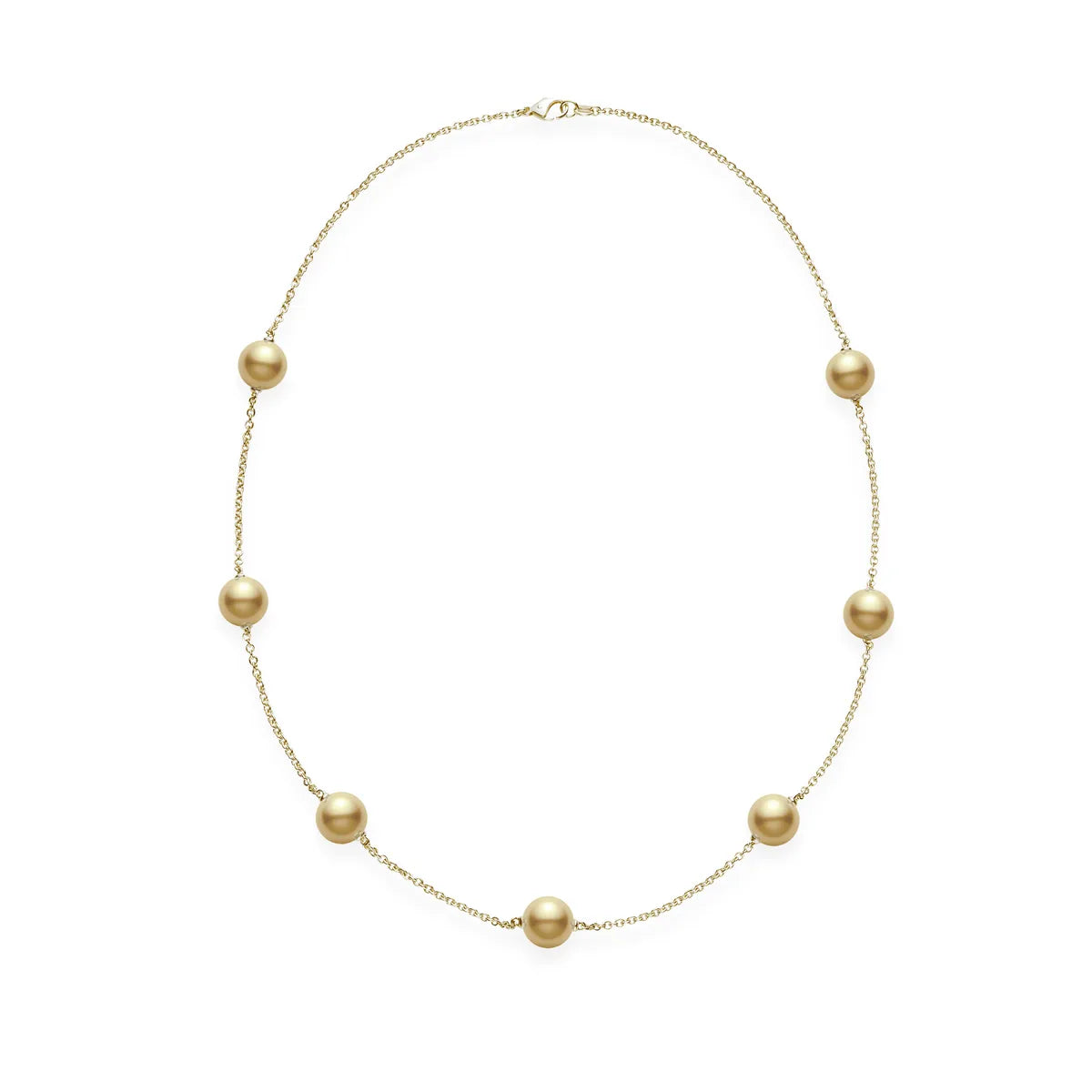 Elegant Mikimoto South Sea Pearl Necklace in 18k Gold Fairfield