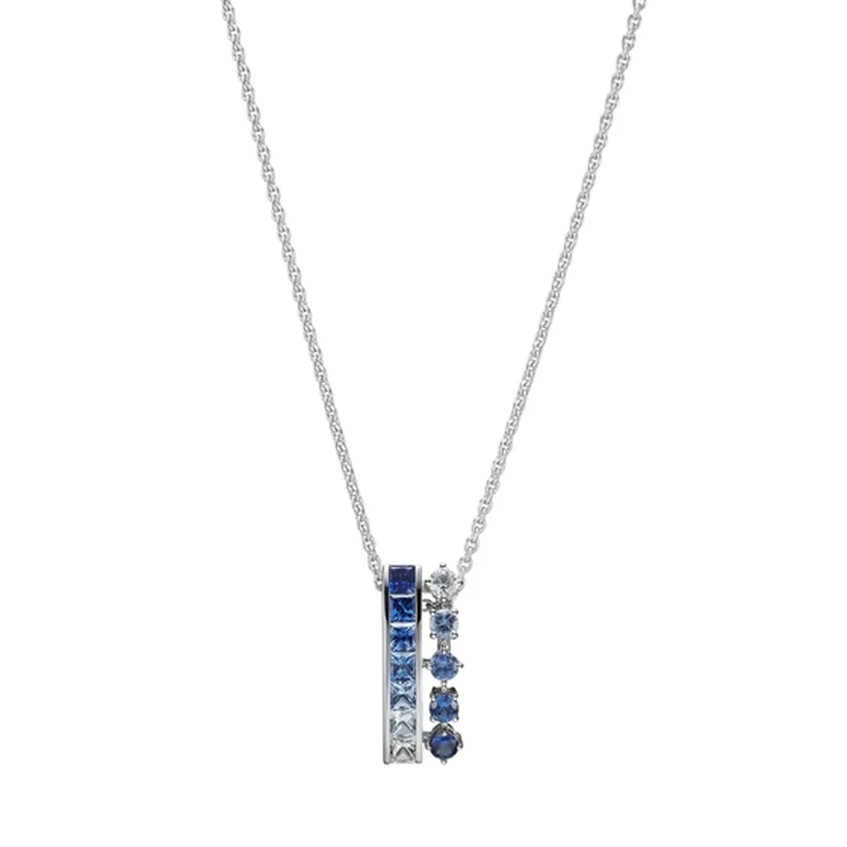 Mikimoto Ocean Collection Sapphire Pendant 18K White Gold