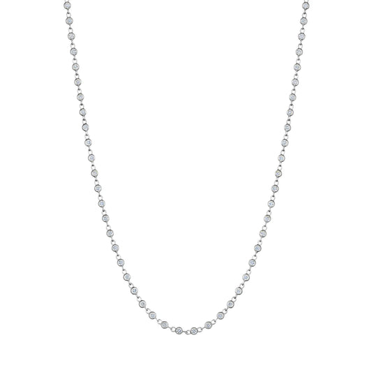 18k gold diamond gemstone necklace pendant from Lenox Collection