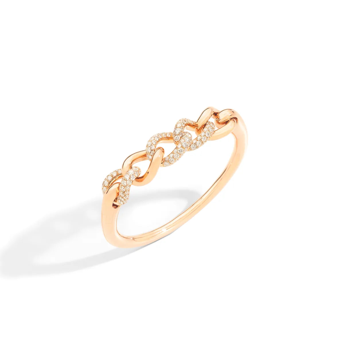 Pomellato 18k Rose Gold Catene Bangle Bracelet