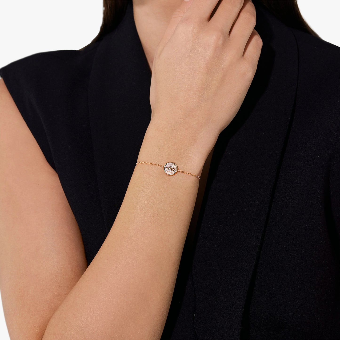 Pomellato Pom Pom Dot Bracelet With Mop & White Diamonds