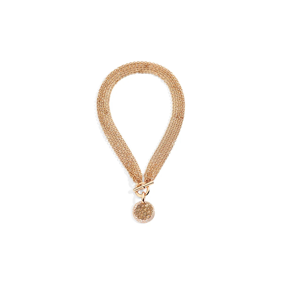 Pomellato 18k Rose Gold Necklace Sabbia