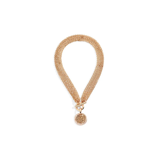 Pomellato 18k Rose Gold Necklace Sabbia
