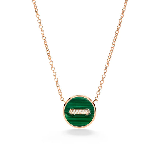Pomellato 18k Rose Gold Pom Pom Dot Necklace with Pendant