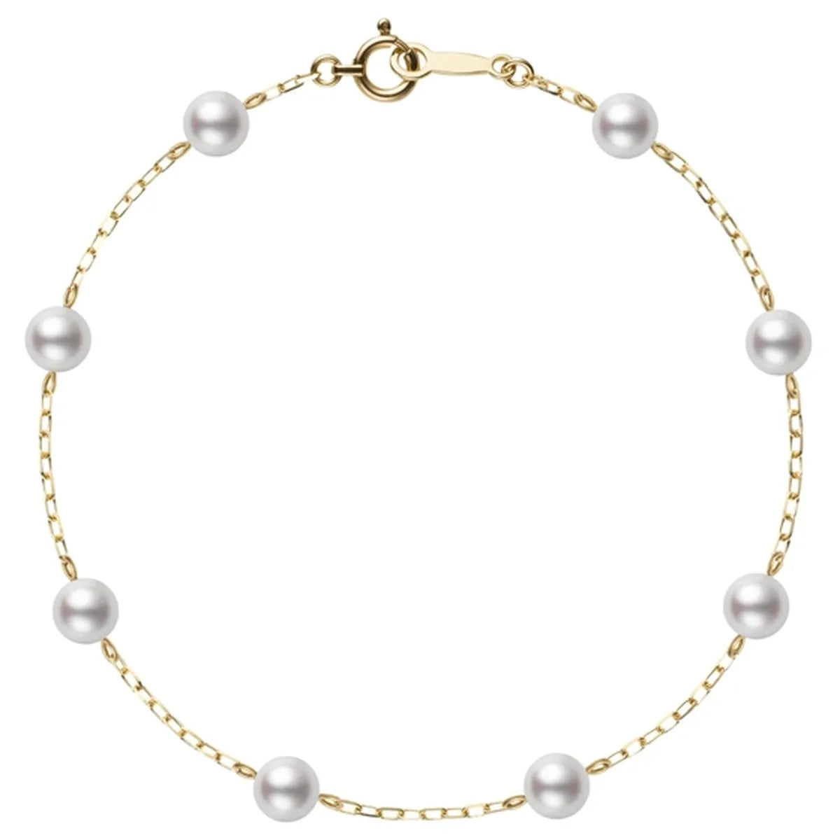 Elegant Mikimoto Akoya Pearl Bracelet in 18k Gold | Fairfield, CT