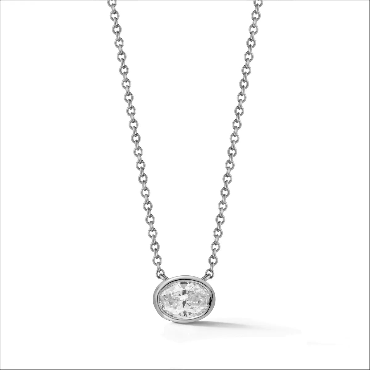 18k gold diamond necklace pendant from Lenox Collection
