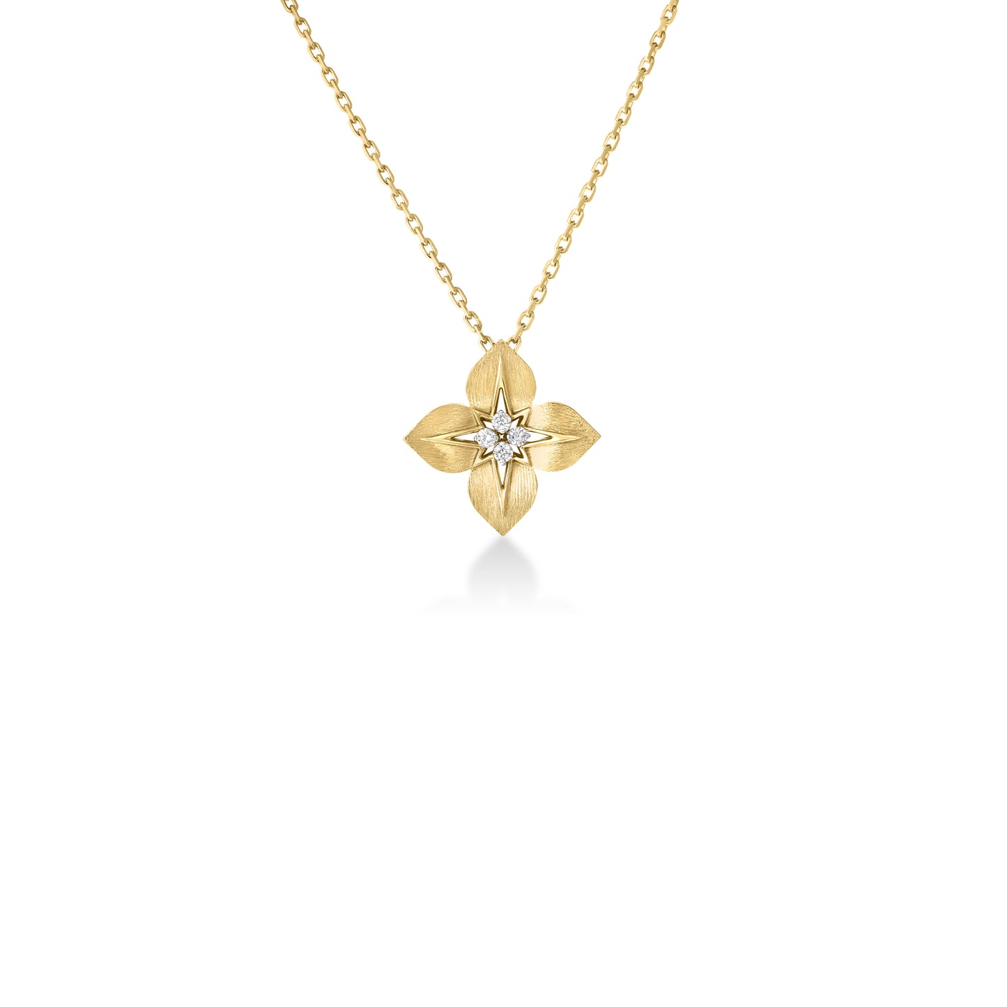 Roberto Coin 18k Diamond Princess Star Necklace