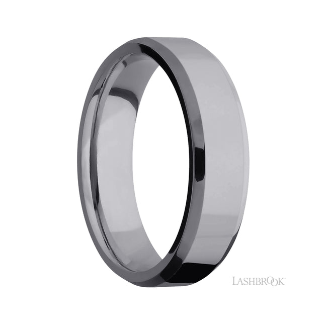 Lashbrook Beveled Tantalum Band