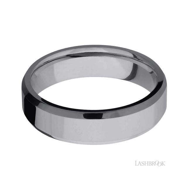 Lashbrook Beveled Tantalum Band