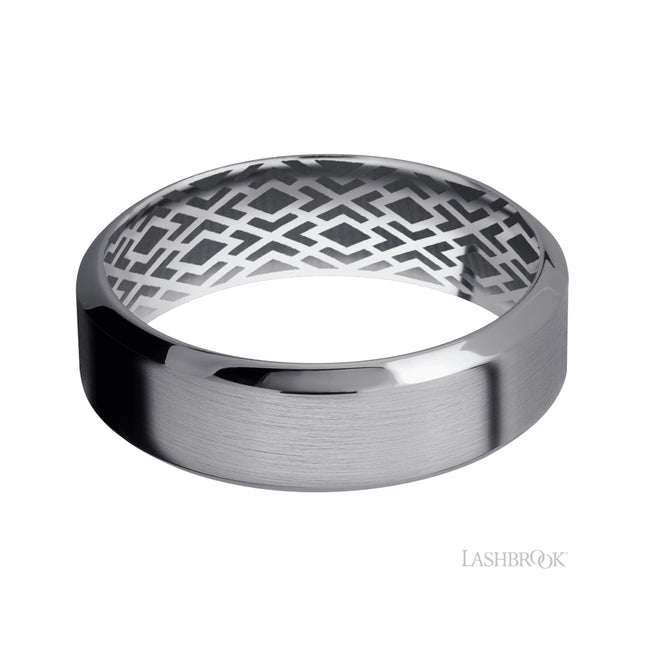 Lashbrook High Bevel Tantalum Band