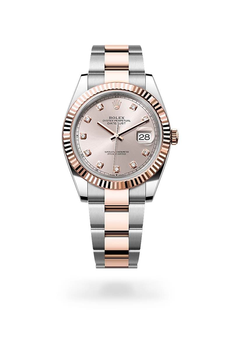 Rolex Datejust in Everose Rolesor - combination of Oystersteel and Everose gold, M126331-0007 - Lenox Jewelers