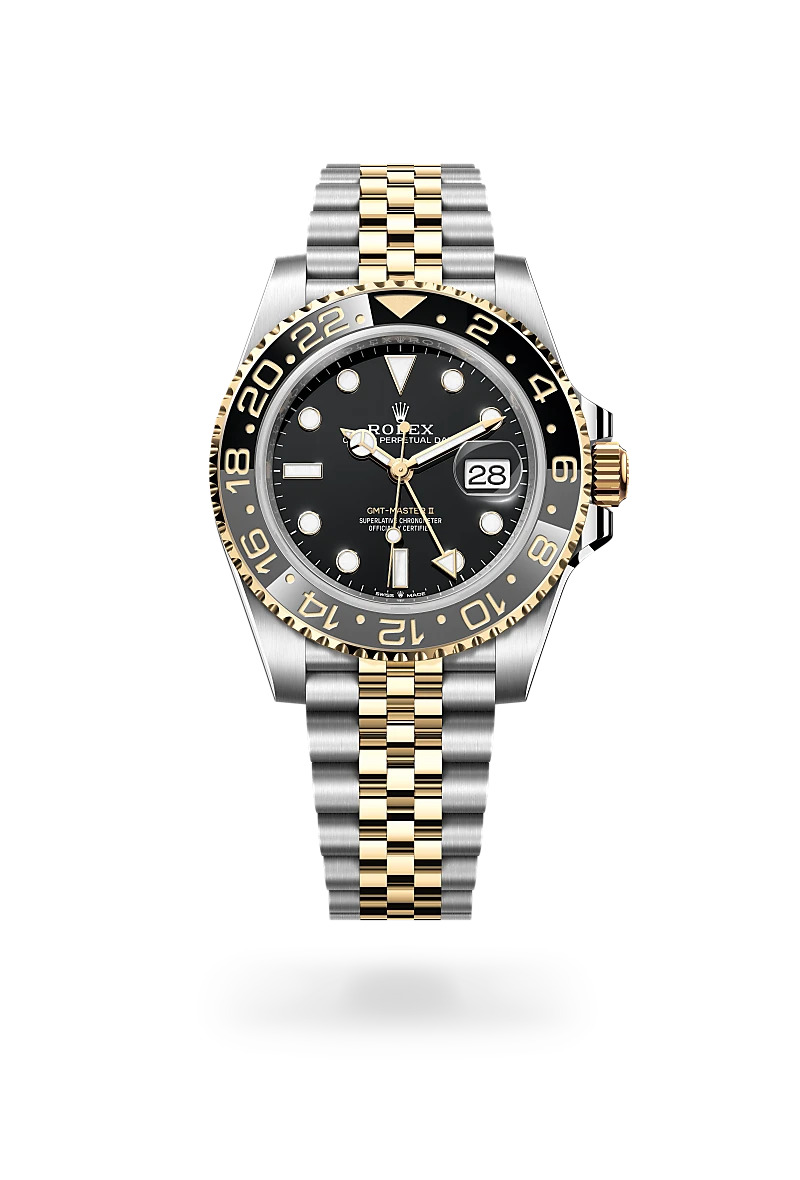 Rolex GMT-Master II in Yellow Rolesor - combination of Oystersteel and yellow gold, M126713GRNR-0001 - Lenox Jewelers