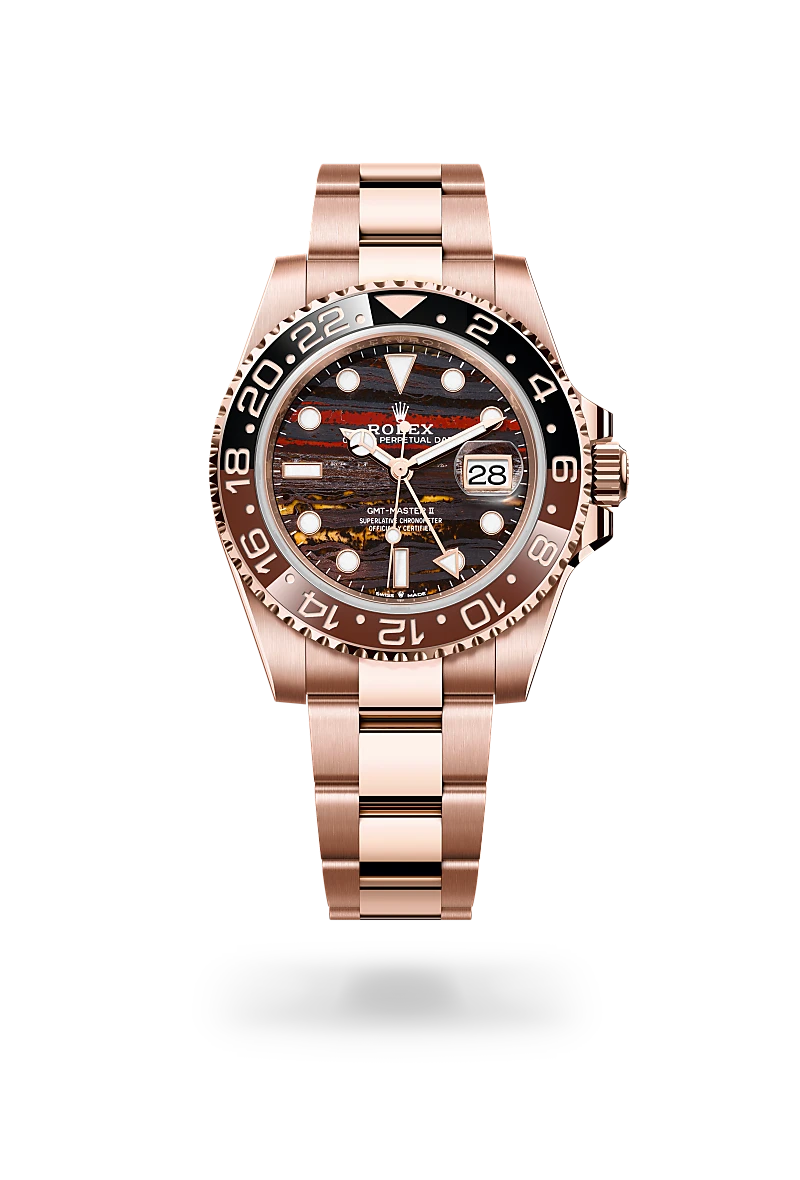 Rolex GMT-Master II in 18 kt Everose gold, M126715CHNR-0002 - Lenox Jewelers